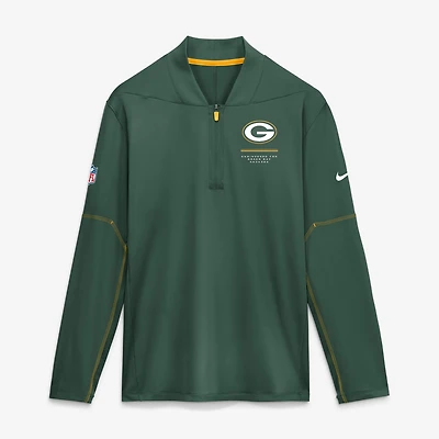 Men's Nike Green Bay Packers Sideline Dri-FIT Half-Zip Pullover