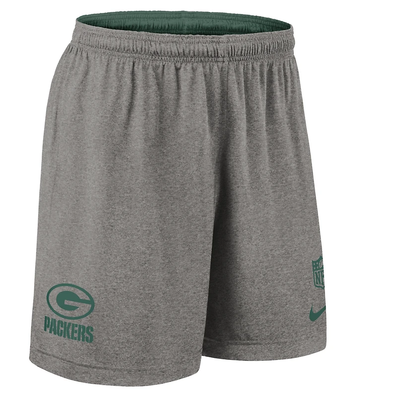 Short réversible Nike Dri-FIT pour homme, vert, des Packers de Green Bay