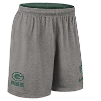 Short réversible Nike Dri-FIT pour homme, vert, des Packers de Green Bay