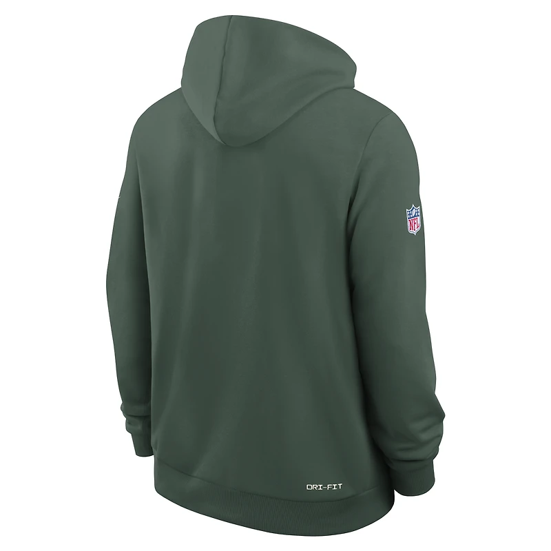 Sweat à capuche Nike Green Bay Packers Sideline Standard Issue Dri-FIT pour homme