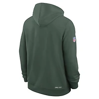 Sweat à capuche Nike Green Bay Packers Sideline Standard Issue Dri-FIT pour homme