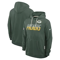 Sweat à capuche Nike Green Bay Packers Sideline Standard Issue Dri-FIT pour homme