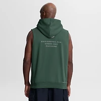 Sweat à capuche sans manches Nike Green Bay Packers Sideline Standard Issue Dri-FIT pour homme