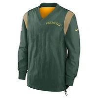 Coupe-vent réversible à enfiler Nike Green Bay Packers Sideline Team ID pour homme
