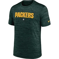 T-shirt Nike Green Bay Packers Team Sideline Velocity Performance pour homme – vert