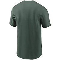 T-shirt avec logo de l'équipe Nike Green Bay Packers pour homme, vert