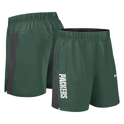 Short tissé Nike Green Bay Packers Victory Performance pour homme