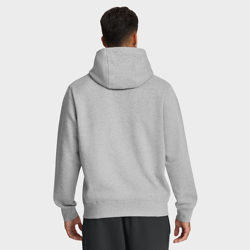 Men's Nike Heathered Gray Green Bay Packers City Code Club Fleece Pullover Hoodie