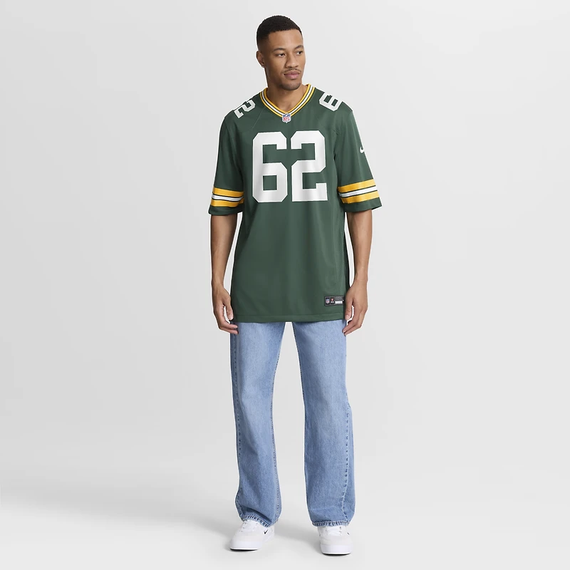 Men's Nike Jacob Monk  Green Bay Packers Game Jersey