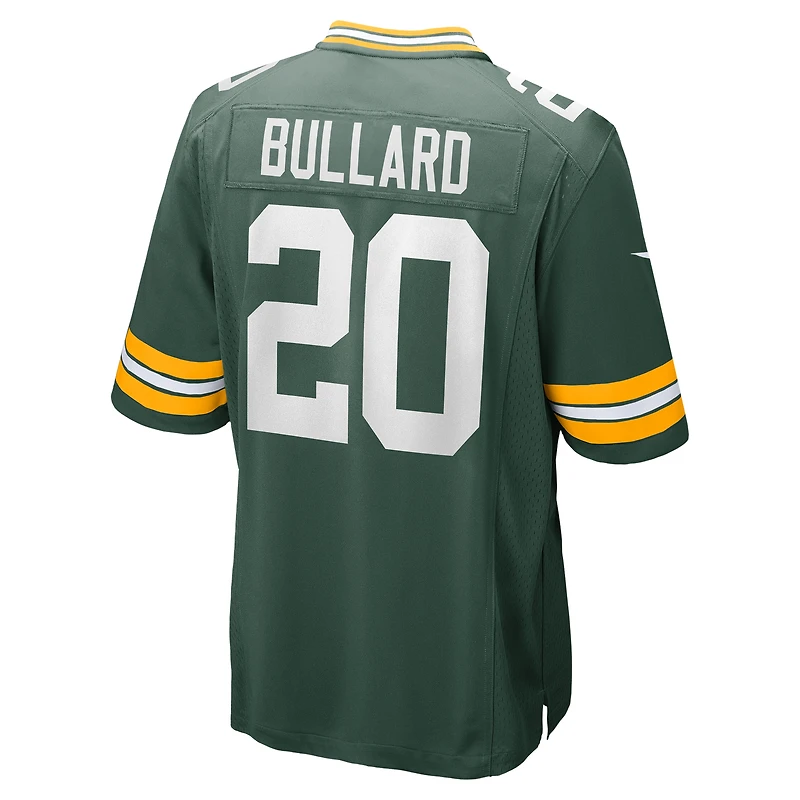 Maillot de match Nike Javon Bullard pour homme, vert, des Packers Green Bay