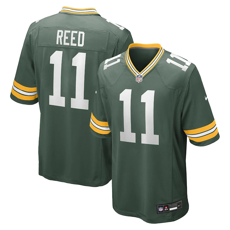Maillot de match Nike Jayden Reed pour hommes, vert, Green Bay Packers