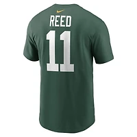 Men's Nike Jayden Reed Green Bay Packers Name & Number T-Shirt