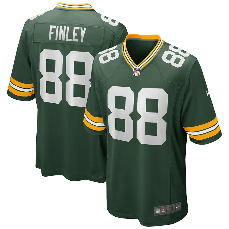 Maillot de joueur retraité Nike Jermichael Finley Green Bay Packers pour homme, vert