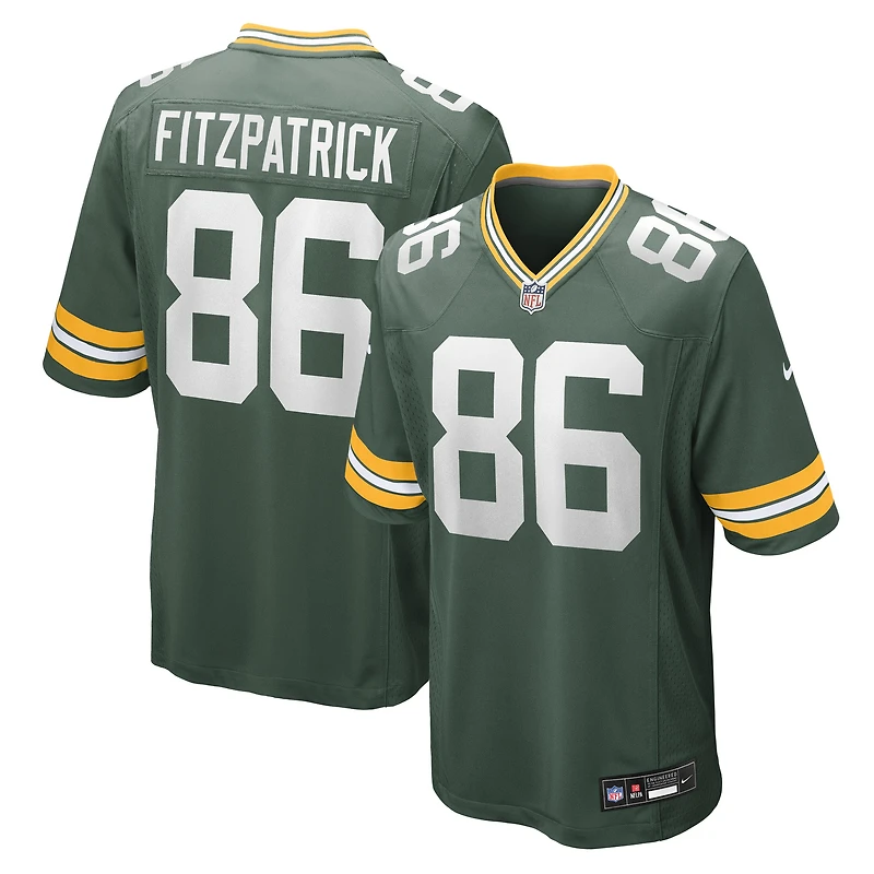Men's Nike John FitzPatrick  Green Bay Packers Team Game Jersey