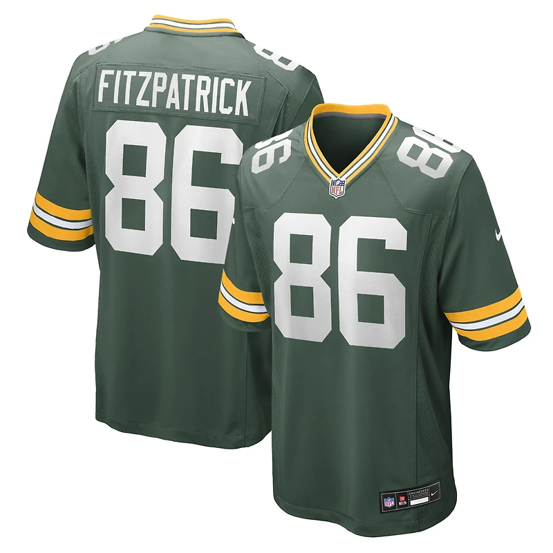 Men's Nike John FitzPatrick Green Bay Packers Team Game Jersey