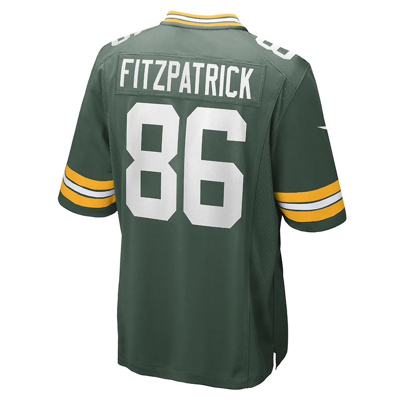 Maillot Nike John FitzPatrick Green des Packers de Bay pour homme
