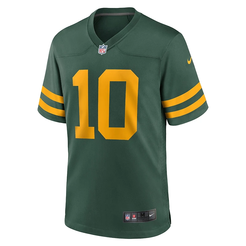 Maillot de match alternatif Nike Jordan Love Green Bay Packers pour homme