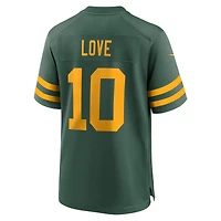 Maillot de match alternatif Nike Jordan Love Green Bay Packers pour homme