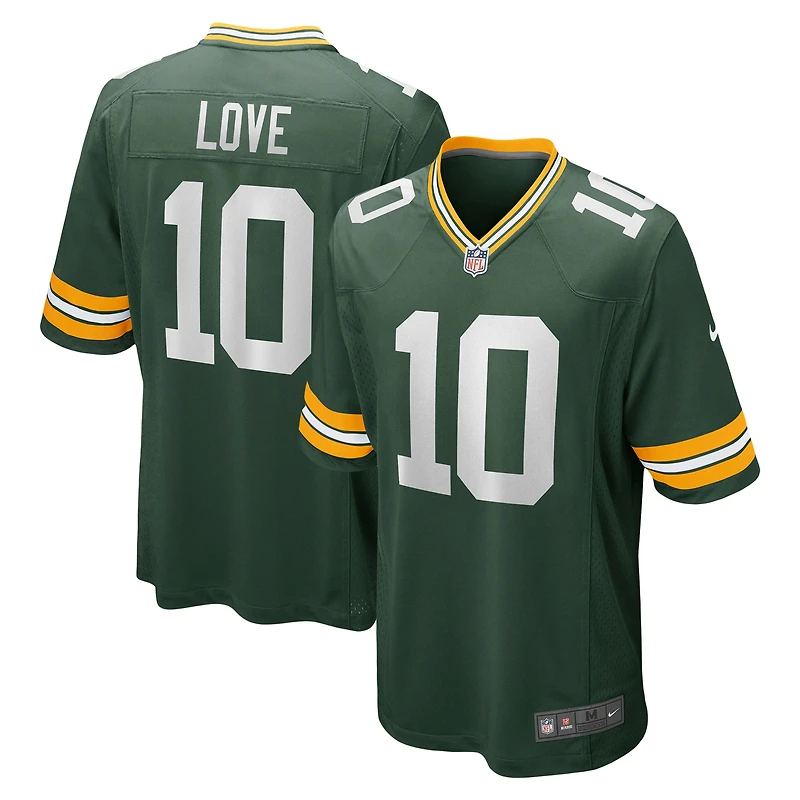 Men's Nike Jordan Love Green Bay Packers Game Jersey