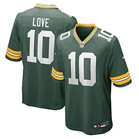 Men's Nike Jordan Love White Green Bay Packers  Game Jersey