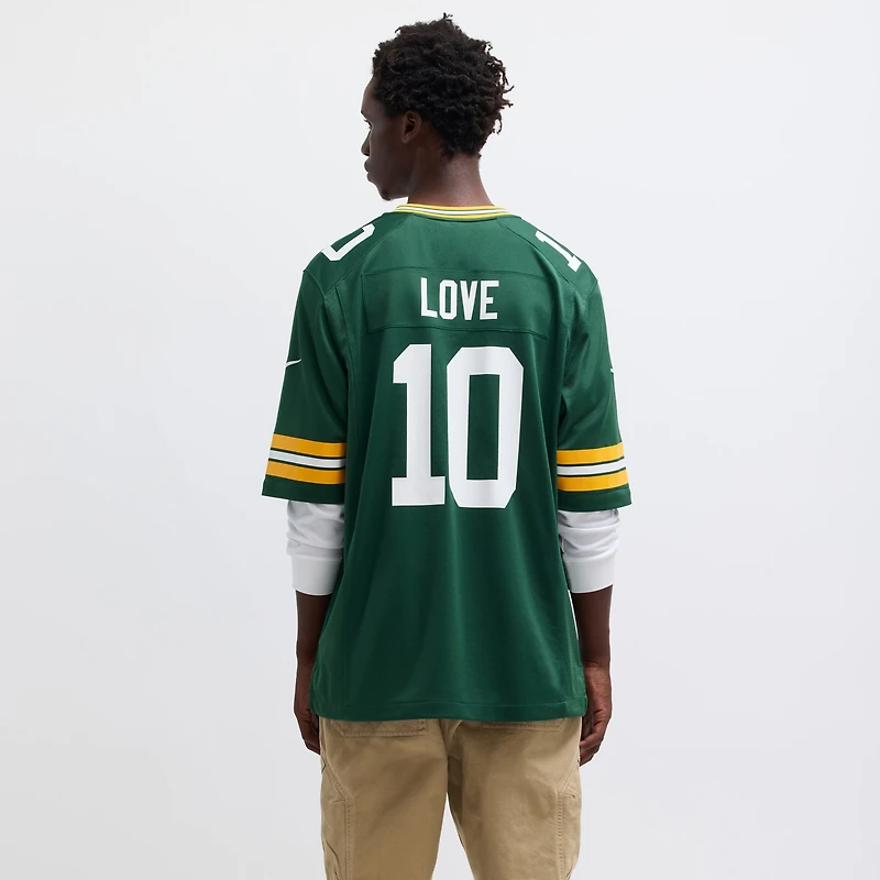 Men's Nike Jordan Love Green Bay Packers Player Game Jersey