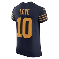Men's Nike Jordan Love Navy Green Bay Packers The 1923 Classic Vapor F.U.S.E. Elite Jersey