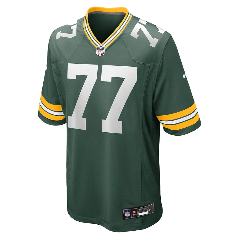 Maillot de jeu joueur Nike Jordan Morgan Green Bay Packers pour homme