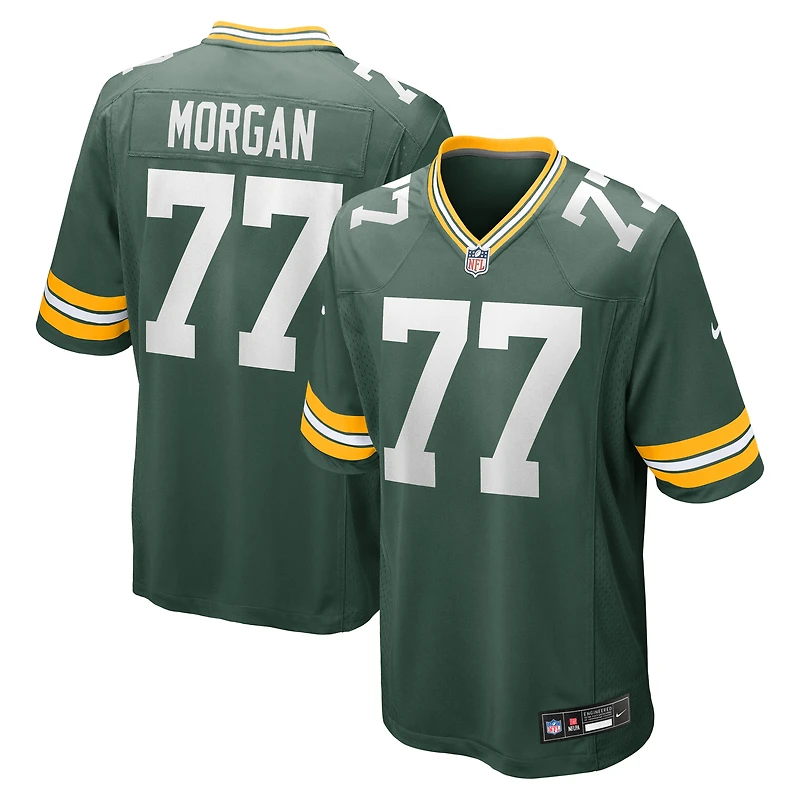 Men's Nike Jordan Morgan Green Bay Packers Player Game Jersey