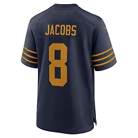Men's Nike Josh Jacobs Navy Green Bay Packers The 1923 Classic Game Jersey