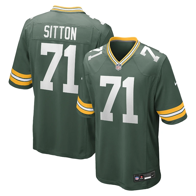 Men's Nike Josh Sitton Green Bay Packers Retired Game Jersey