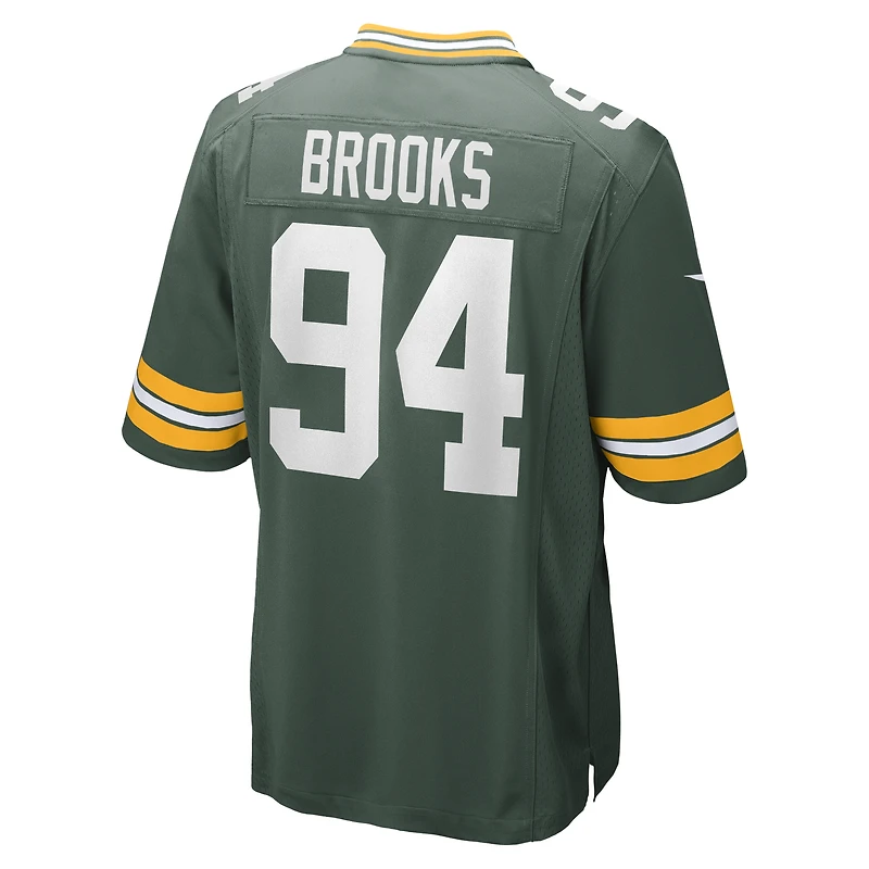 Maillot de match Nike Karl Brooks Green Bay Packers pour homme