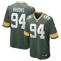 Maillot de match Nike Karl Brooks Green Bay Packers pour homme