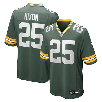 Maillot de joueur match Nike Keisean Nixon Green Bay Packers pour homme