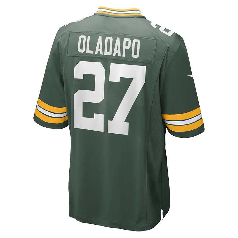Maillot de match Nike Kitan Oladapo pour homme, vert, des Packers Green Bay