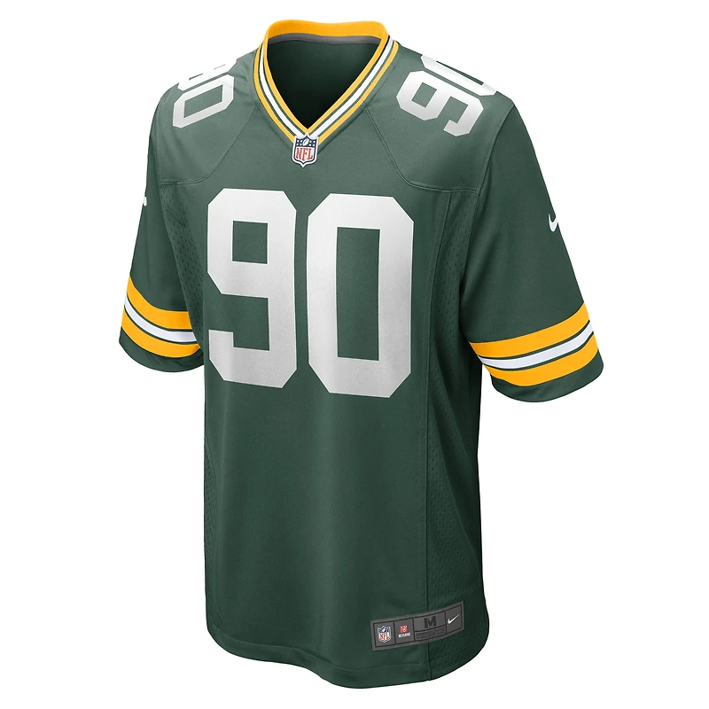 Maillot de match Nike Lukas Van Ness pour homme, vert, des Packers Green Bay