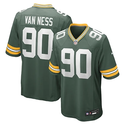 Men's Nike Lukas Van Ness Green Bay Packers  Game Jersey