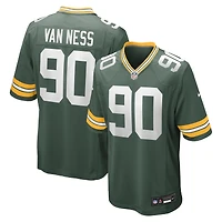 Men's Nike Lukas Van Ness Green Bay Packers  Game Jersey