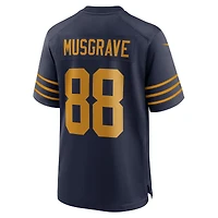 Men's Nike Luke Musgrave Navy Green Bay Packers The 1923 Classic Game Jersey