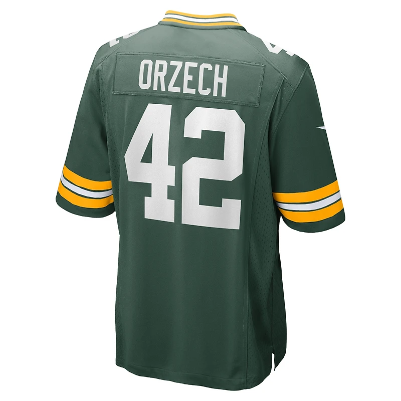Maillot de match Nike Matt Orzech Green Bay Packers pour homme