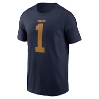 T-shirt Nike Micah Parsons bleu marine pour homme, avec nom et numéro, des Packers de Green Bay, The 1923 Classic