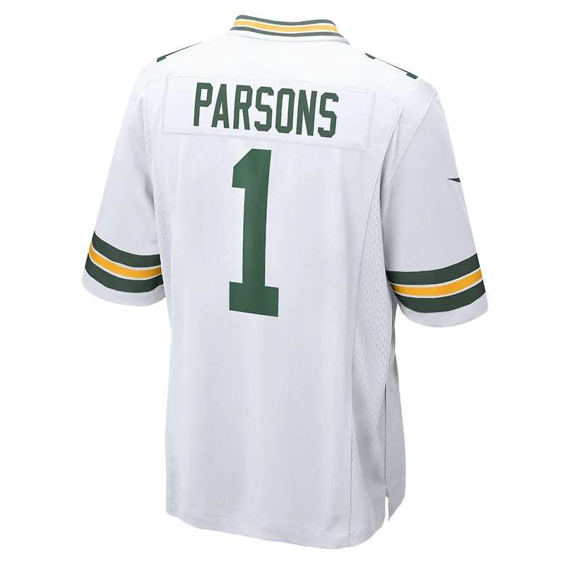 Maillot de joueur Nike Micah Parsons blanc des Green Bay Packers pour homme