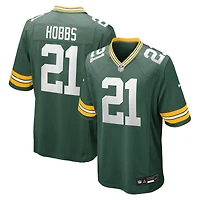 Maillot Nike Nate Hobbs Green des Packers de Bay pour homme