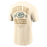 T-shirt Nike Freestyle Essential Green Bay Packers naturel pour homme