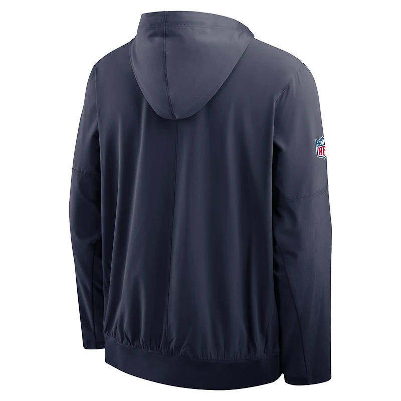 Veste anorak demi-zip Nike bleu marine des Green Bay Packers The 1923 Classic Sideline pour homme