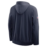 Veste anorak demi-zip Nike bleu marine des Green Bay Packers The 1923 Classic Sideline pour homme