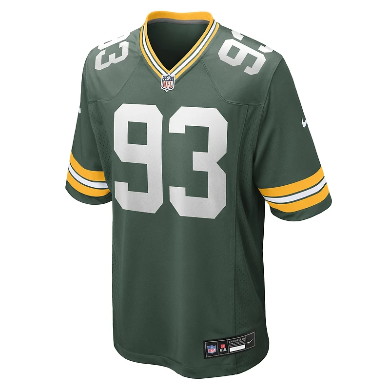 Maillot Nike Nazir Stackhouse pour homme, vert, équipe des Green Bay Packers