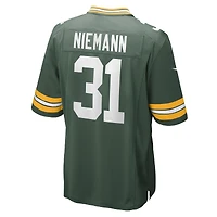 Maillot Nike Nick Niemann vert pour homme, équipe des Green Bay Packers