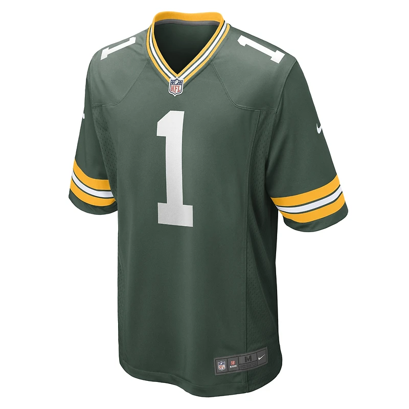 Maillot de match numéro 1 Dad Green Bay Packers Nike pour homme