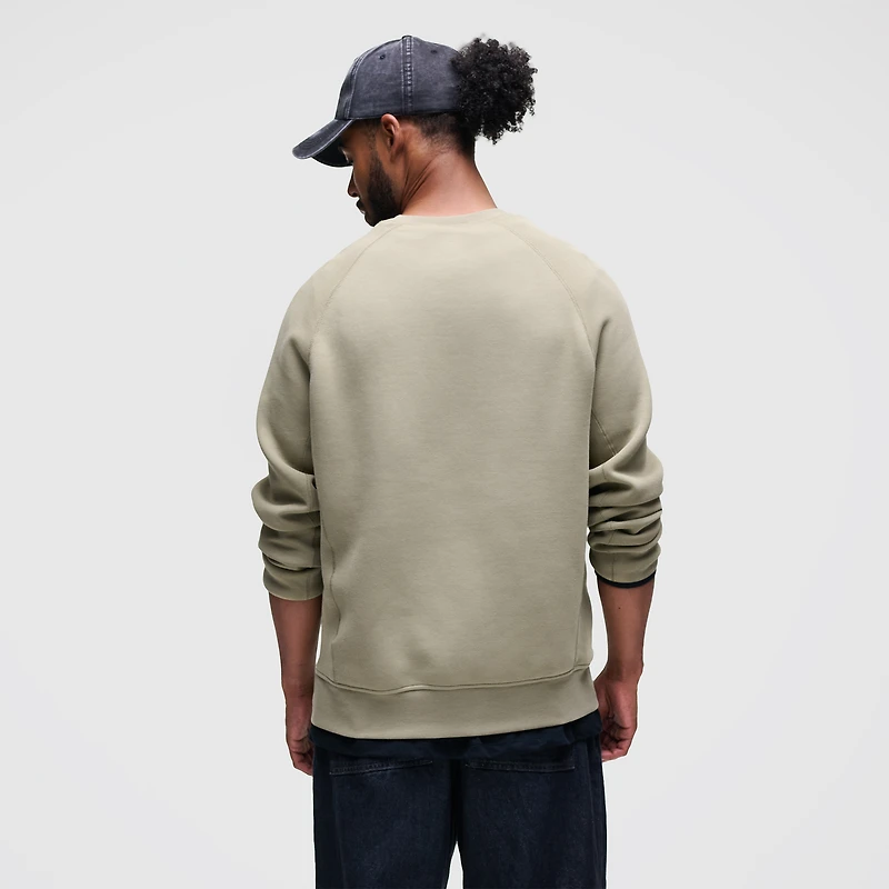 Men's Nike Olive Green Bay Packers Tech Fleece Raglan Sweatshirt