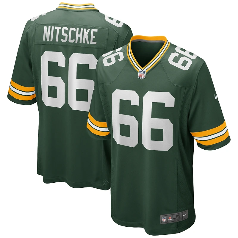 Maillot de joueur retraité Nike Ray Nitschke Green Bay Packers pour homme, vert